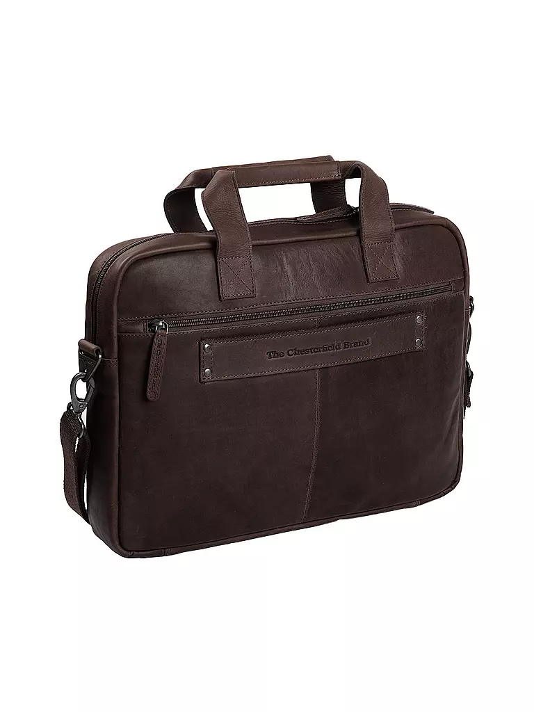 CHESTERFIELD | Ledertasche - Laptoptasche CALVI | braun