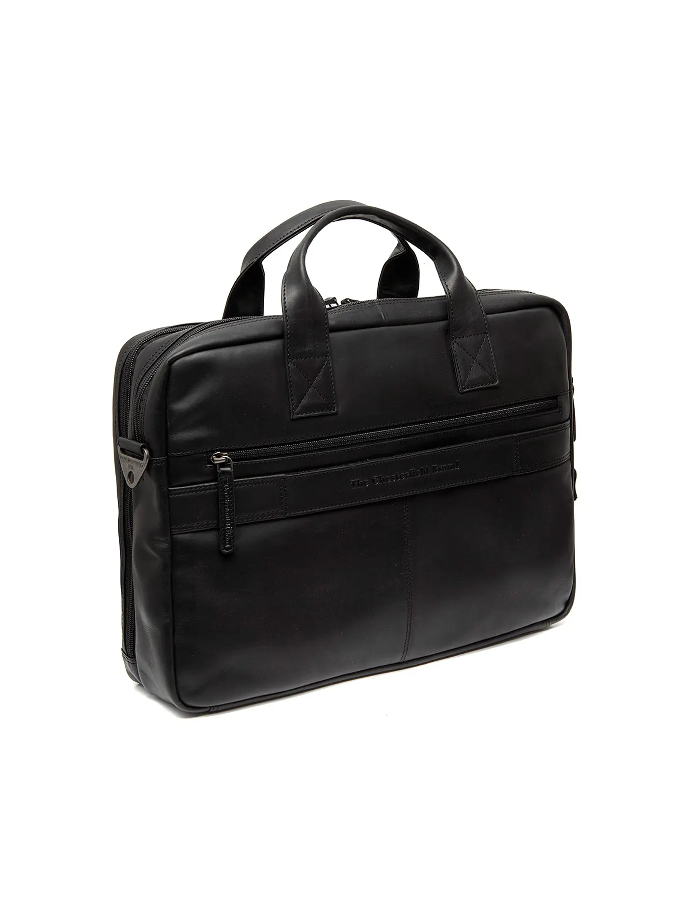CHESTERFIELD | Ledertasche - Laptoptasche FRAZER | schwarz