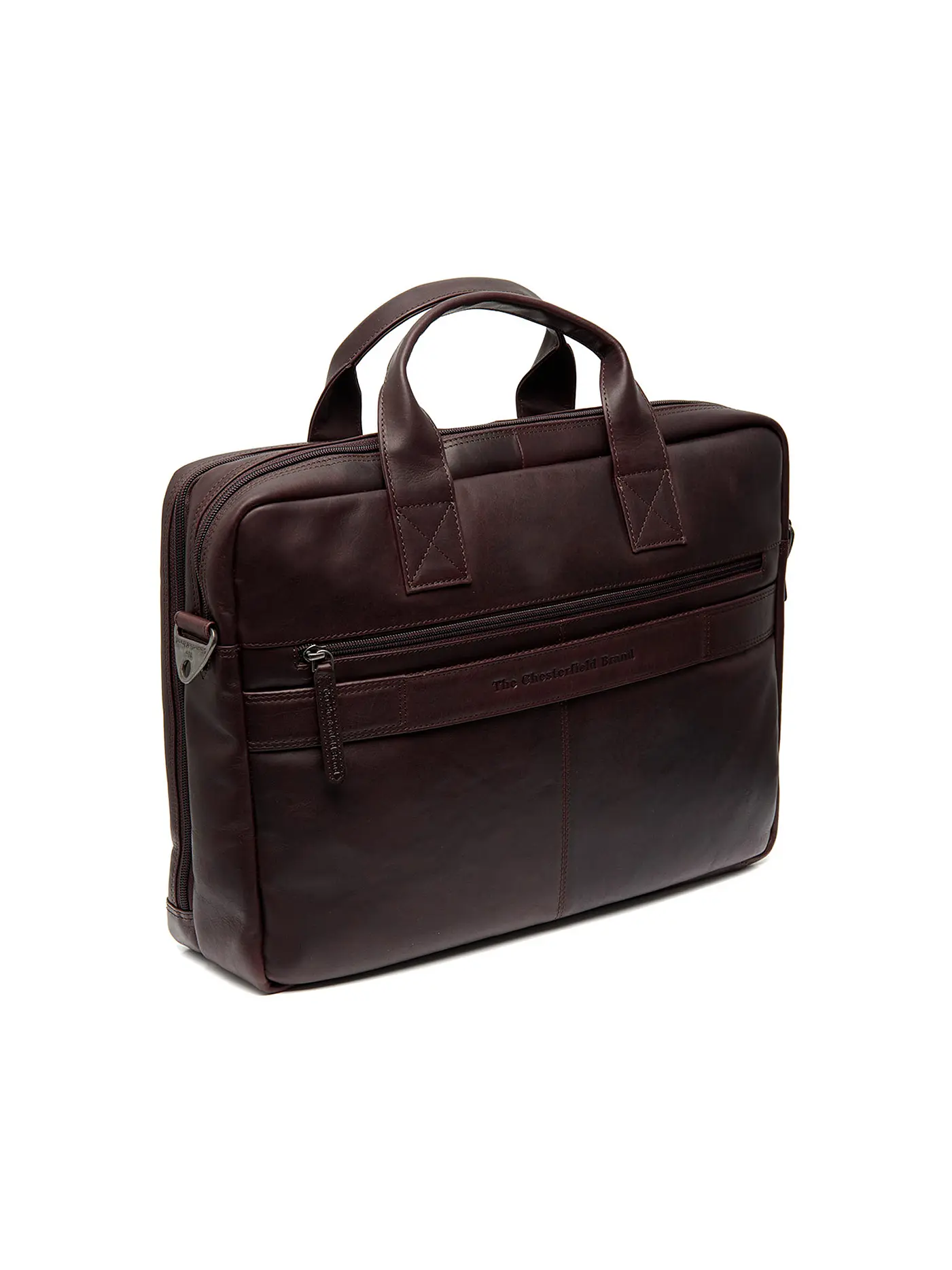 CHESTERFIELD | Ledertasche - Laptoptasche FRAZER | braun