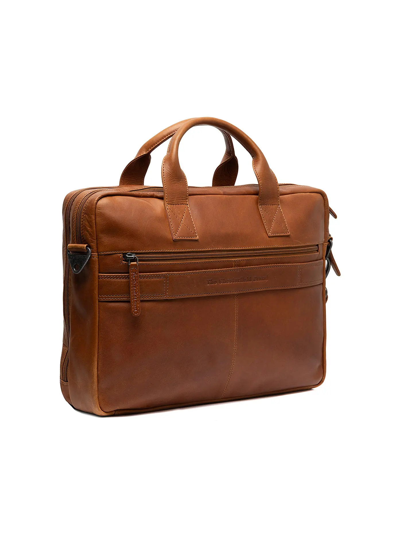 CHESTERFIELD | Ledertasche - Laptoptasche FRAZER | camel