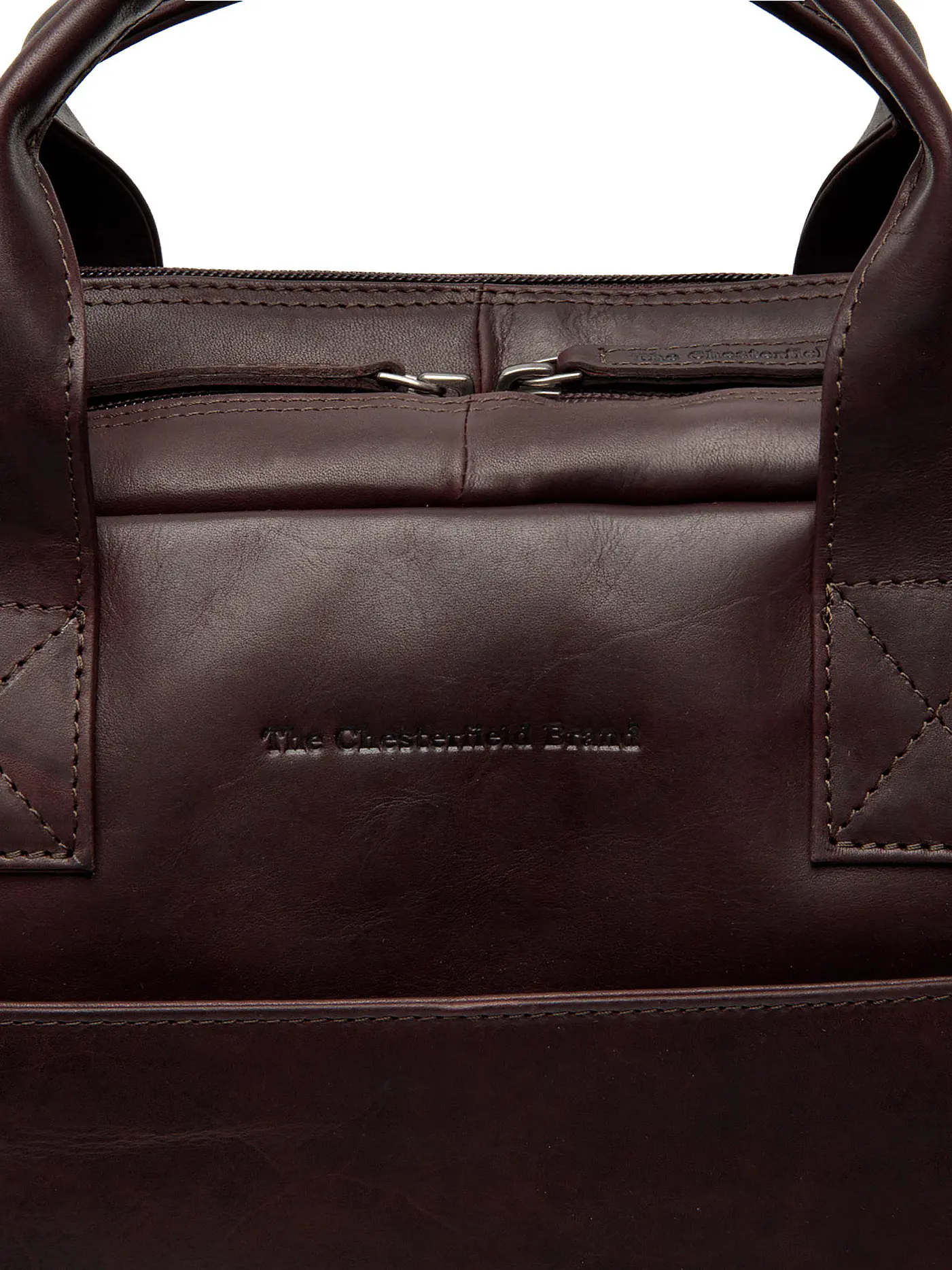 CHESTERFIELD | Ledertasche - Laptoptasche FRAZER | braun