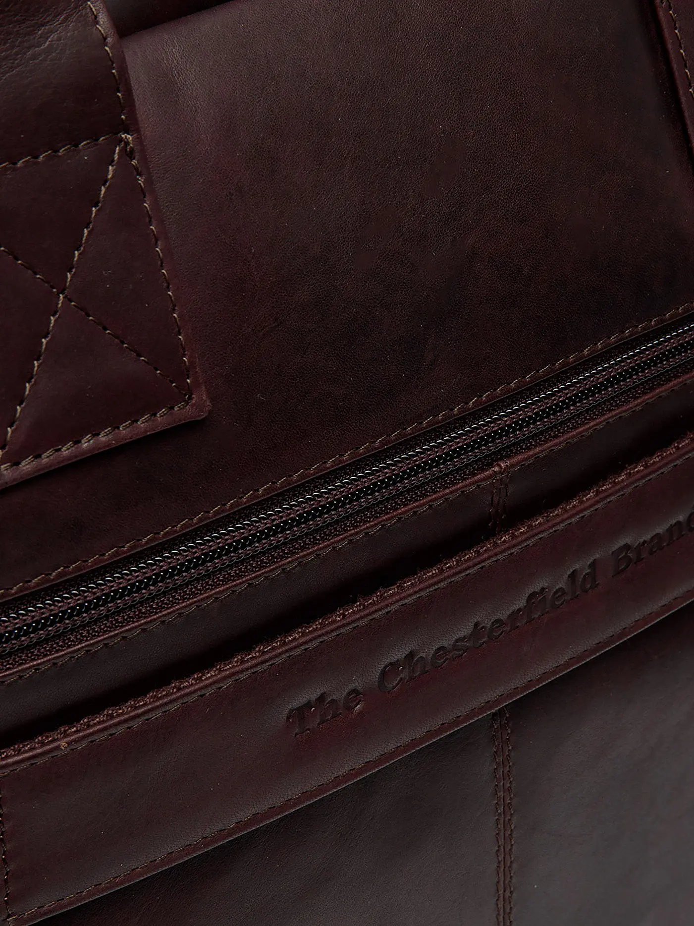 CHESTERFIELD | Ledertasche - Laptoptasche FRAZER | braun