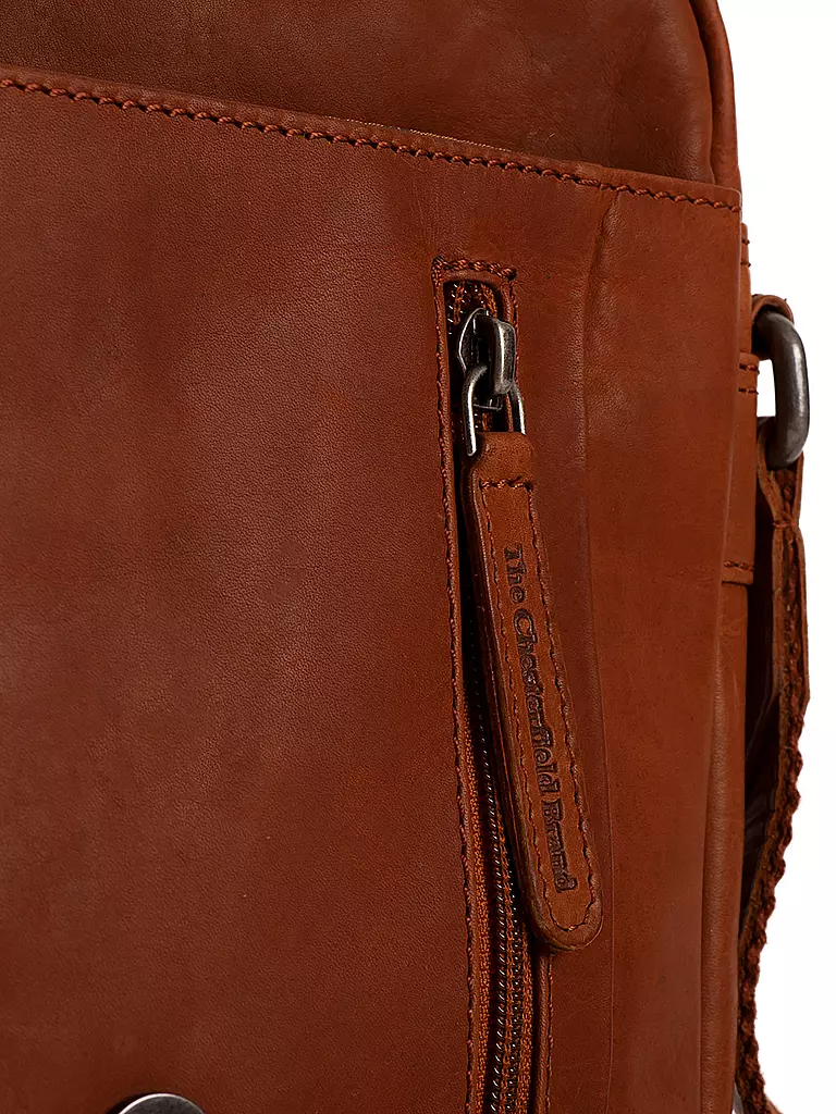CHESTERFIELD | Ledertasche - Umhängetasche REMY | schwarz