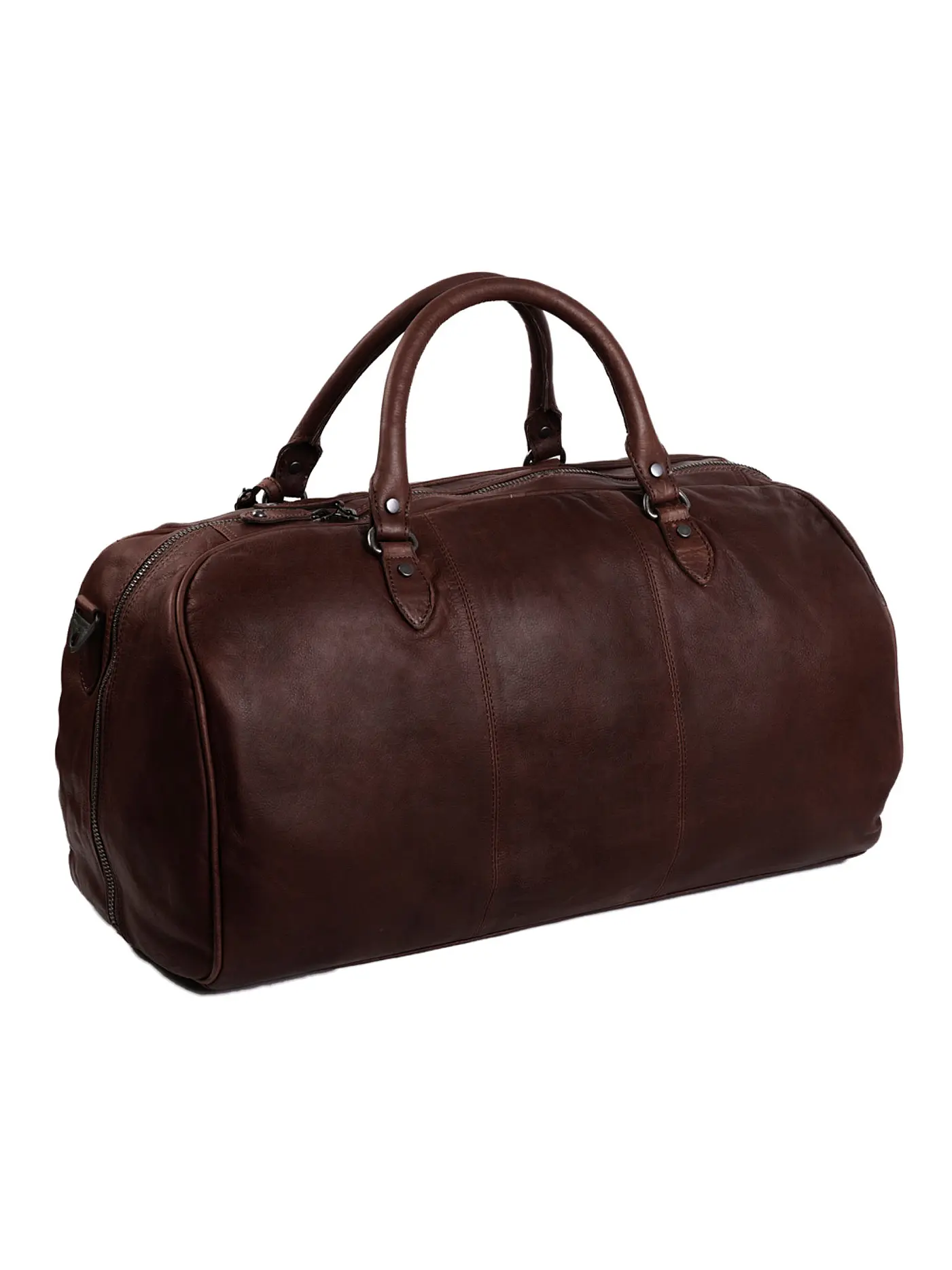 CHESTERFIELD | Ledertasche - Weekender WILLIAM | braun