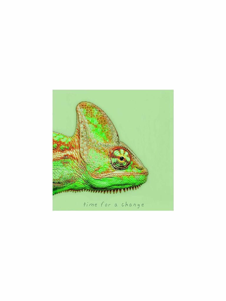 CHIC.MIC | Canvas-Bild "Chameleon" | grün