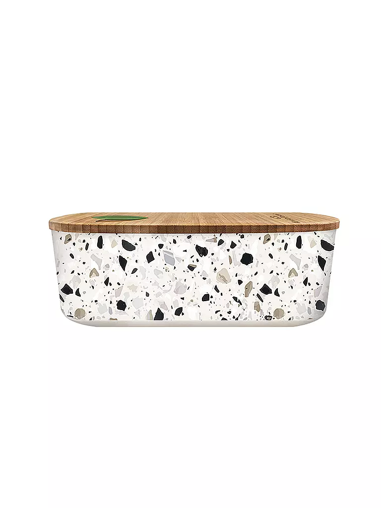 CHIC.MIC | Frischhaltedose bioloco plant lunchbox oval Natural Terrazzo | bunt