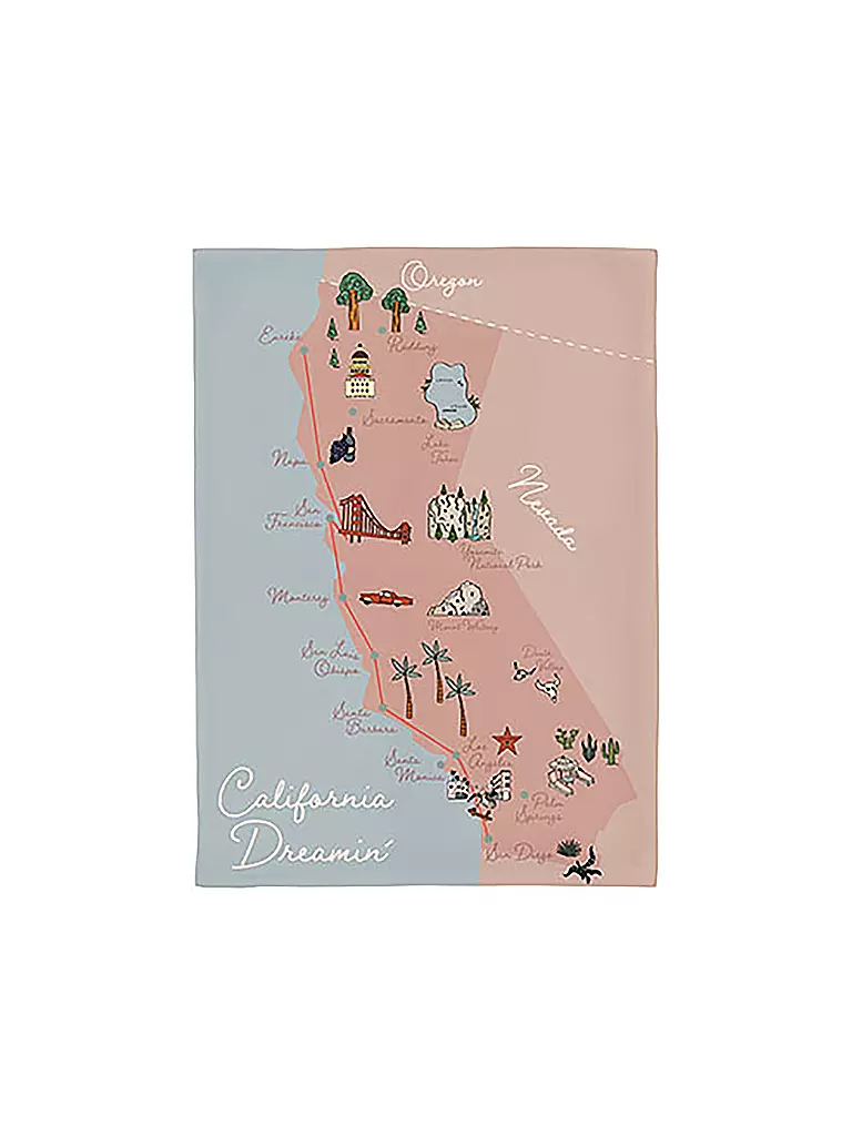 CHIC.MIC | Geschirrtuch 50x70cm California Dream | bunt