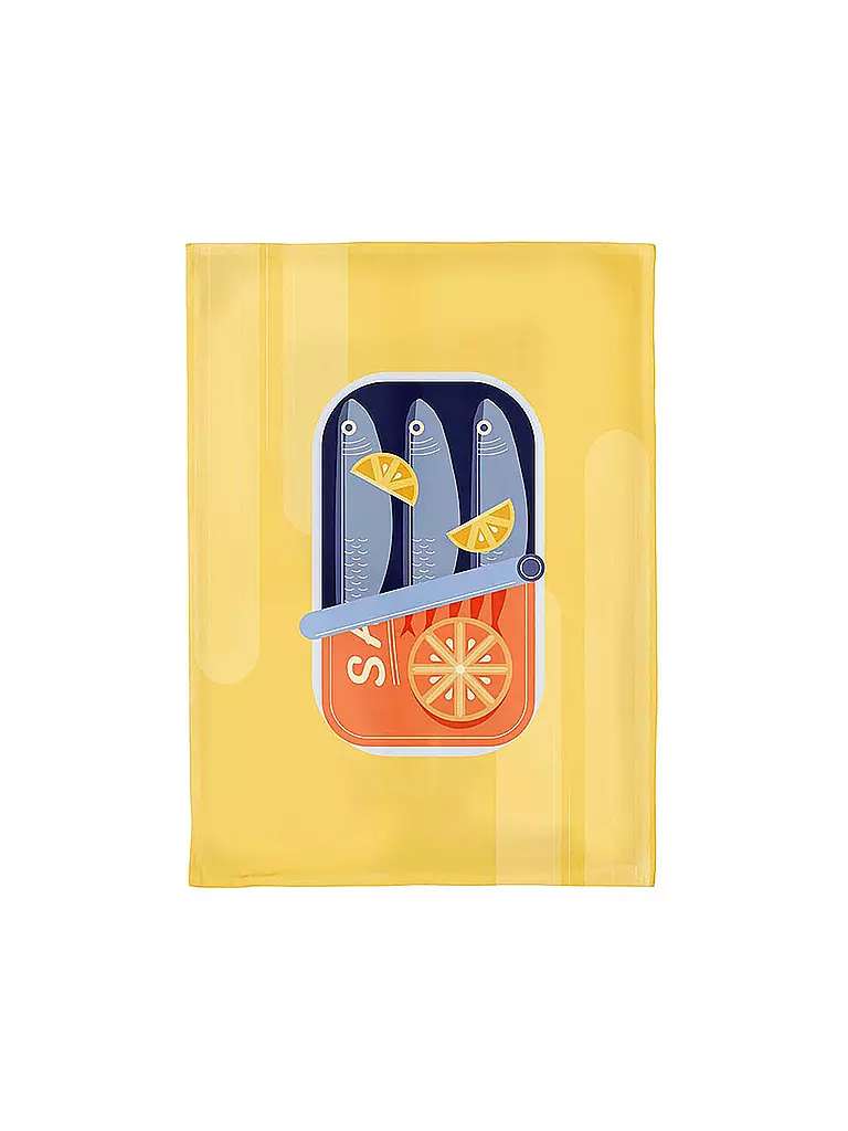 CHIC.MIC | Geschirrtuch 50x70cm Sardines for Dinner | bunt