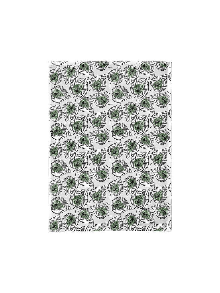 CHIC.MIC | Geschirrtuch Organic Kitchen Towel 50x70cm Line Art Leaves | bunt