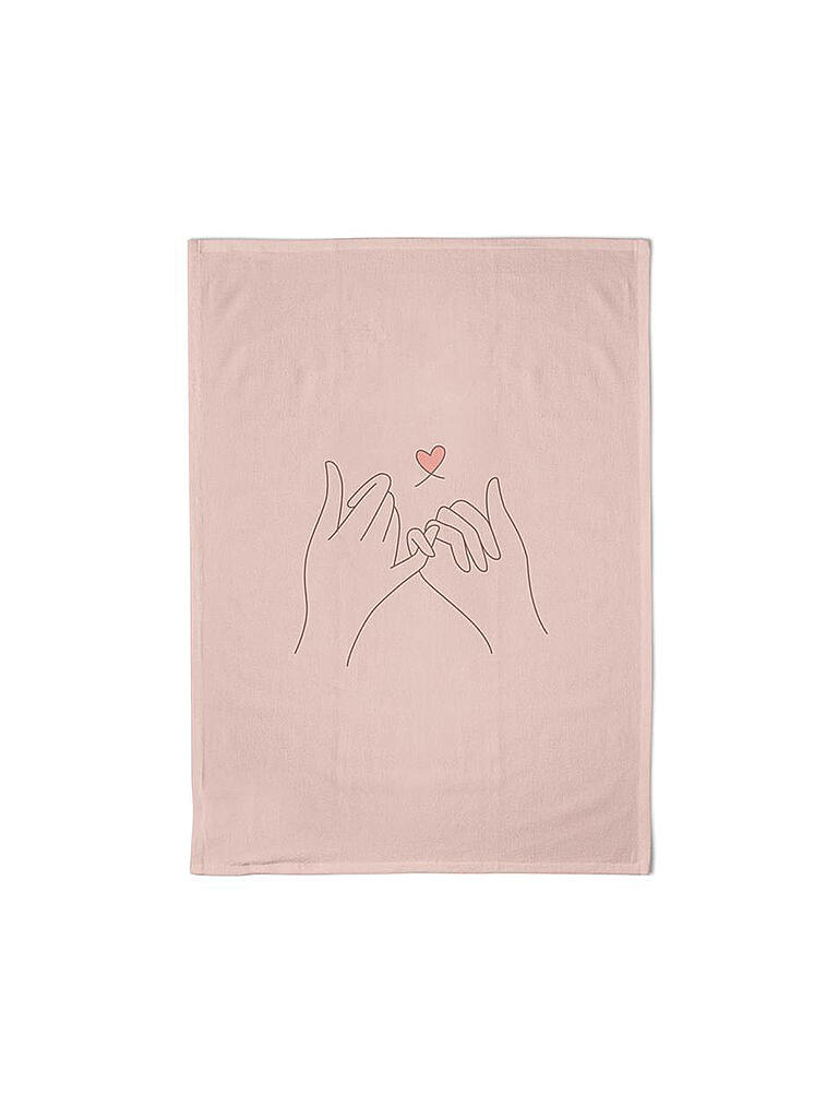 CHIC.MIC | Geschirrtuch Organic Kitchen Towel 50x70cm Pinkie Promise | bunt