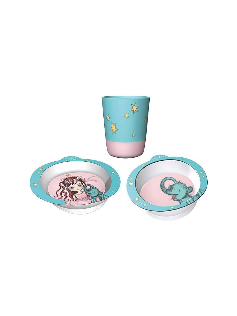 CHIC.MIC | Kinder-Geschirr 3-er Set "Queeny & Elyboo" | bunt