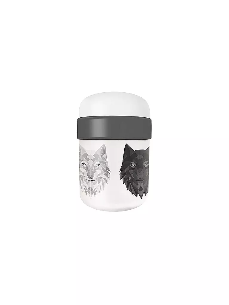 CHIC.MIC | Lunchpot Bioloco Plant 0,5l/0,2l Wolf | weiss