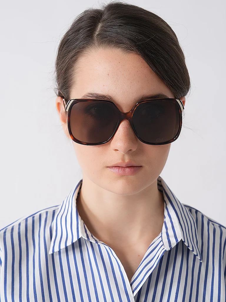 Chloe CH0286S Sonnenbrille Braun Damen 2