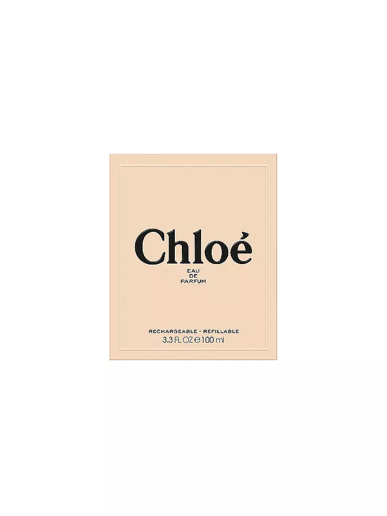 CHLOE | Chloé Eau de Parfum Spray Refillable 100ml | keine Farbe