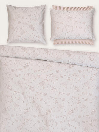 CHRISTIAN FISCHBACHER | Jacquard Kissenbezug FIORI PASTELLO 70x90cm Muschelrosa