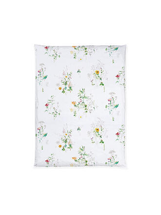 CHRISTIAN FISCHBACHER | Satin Deckenbezug 140x200cm NATURE STRIPE Weiss