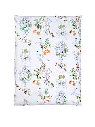 CHRISTIAN FISCHBACHER | Satin Deckenbezug 140x200cm PEACOCK Weiss