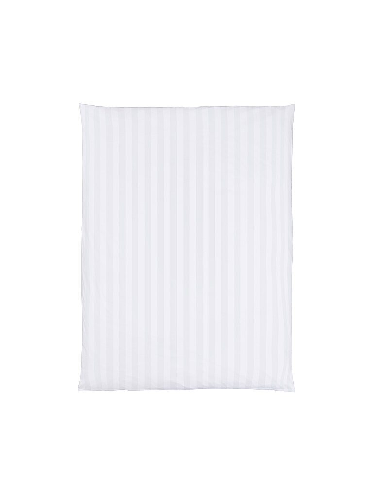 Satin Deckenbezug 140x200cm Broadway Weiss weiss baby