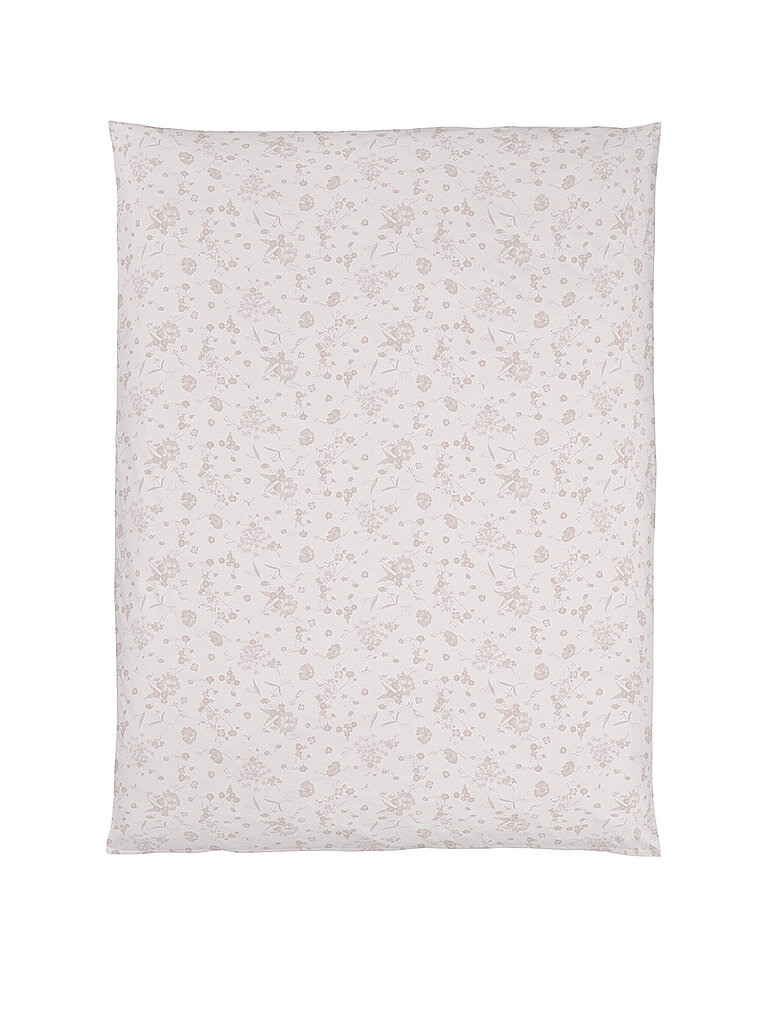 Jacquard Deckenbezug FIORI PASTELLO 140x200cm Ivory rosa baby