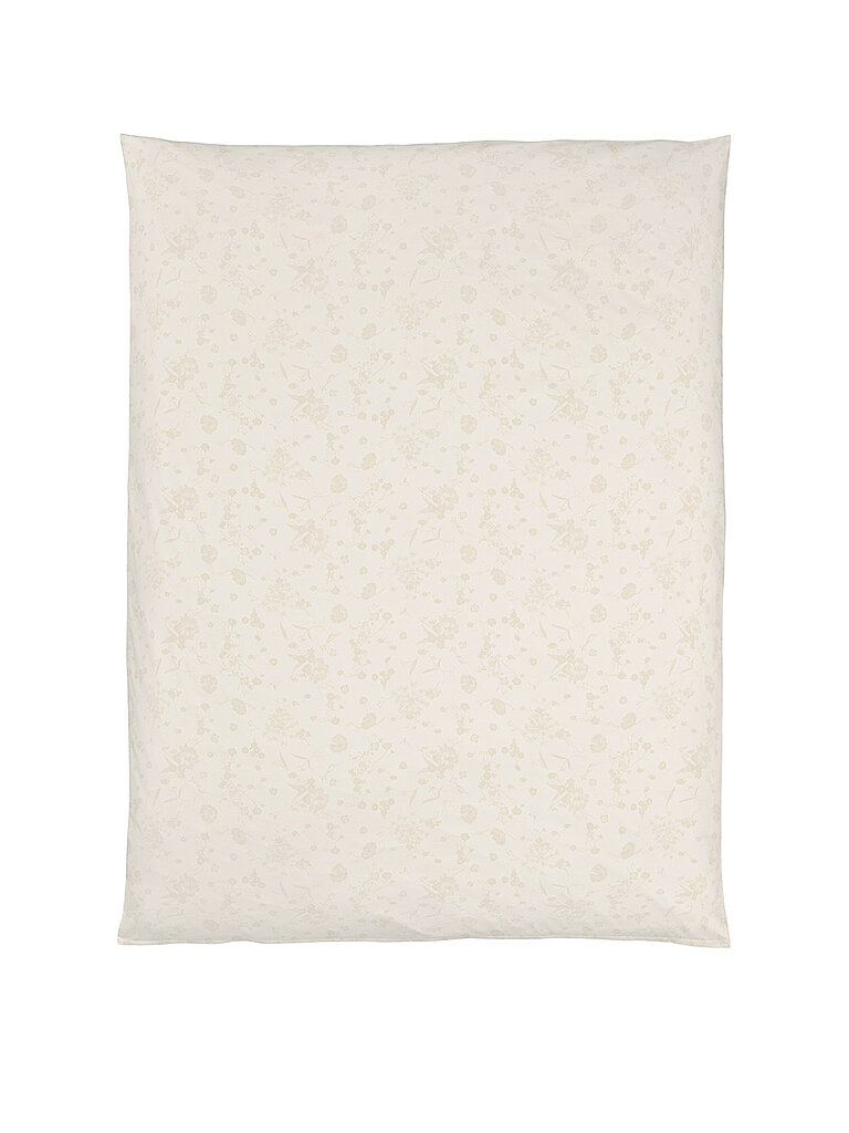 CHRISTIAN FISCHBACHER Jacquard Kissenbezug FIORI PASTELLO 70x90cm Ivory beige