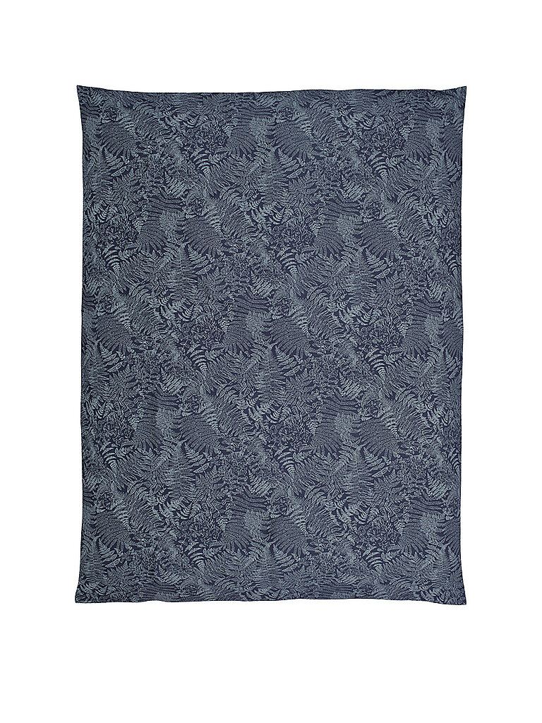 CHRISTIAN FISCHBACHER Jacquard Deckenbezug FARN 140x200cm Dunstblau dunkelblau