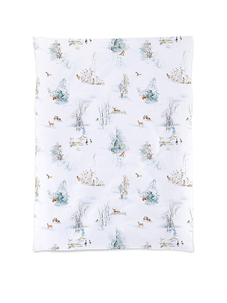 CHRISTIAN FISCHBACHER Satin Deckenbezug FINJA 140x200cm Weiss weiss