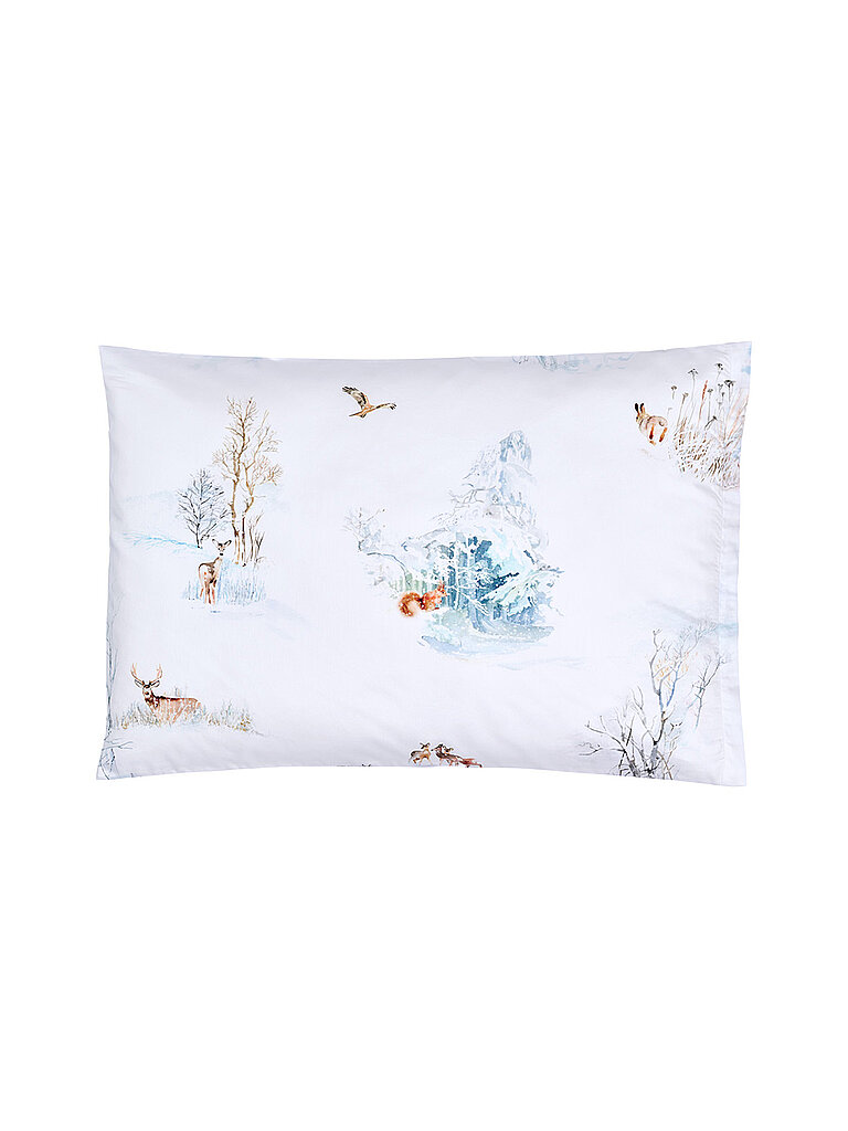 CHRISTIAN FISCHBACHER Satin Kissenbezug FINJA 70x90cm Weiss weiss