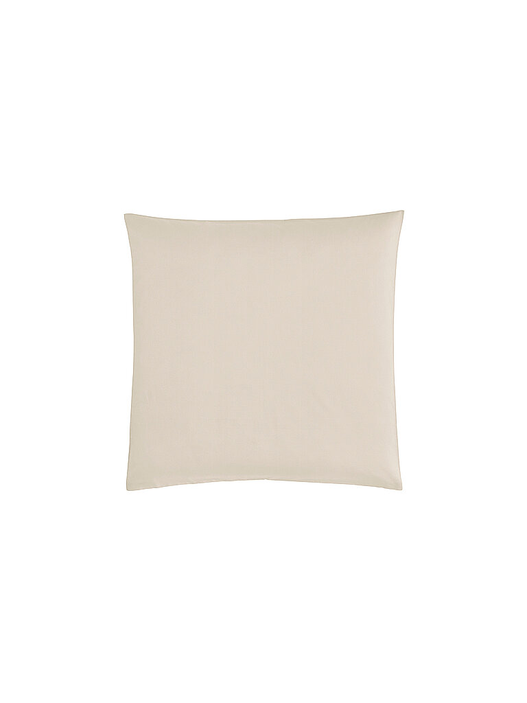 CHRISTIAN FISCHBACHER Satin Kissenbezug 40x60cm Uni  Beige beige