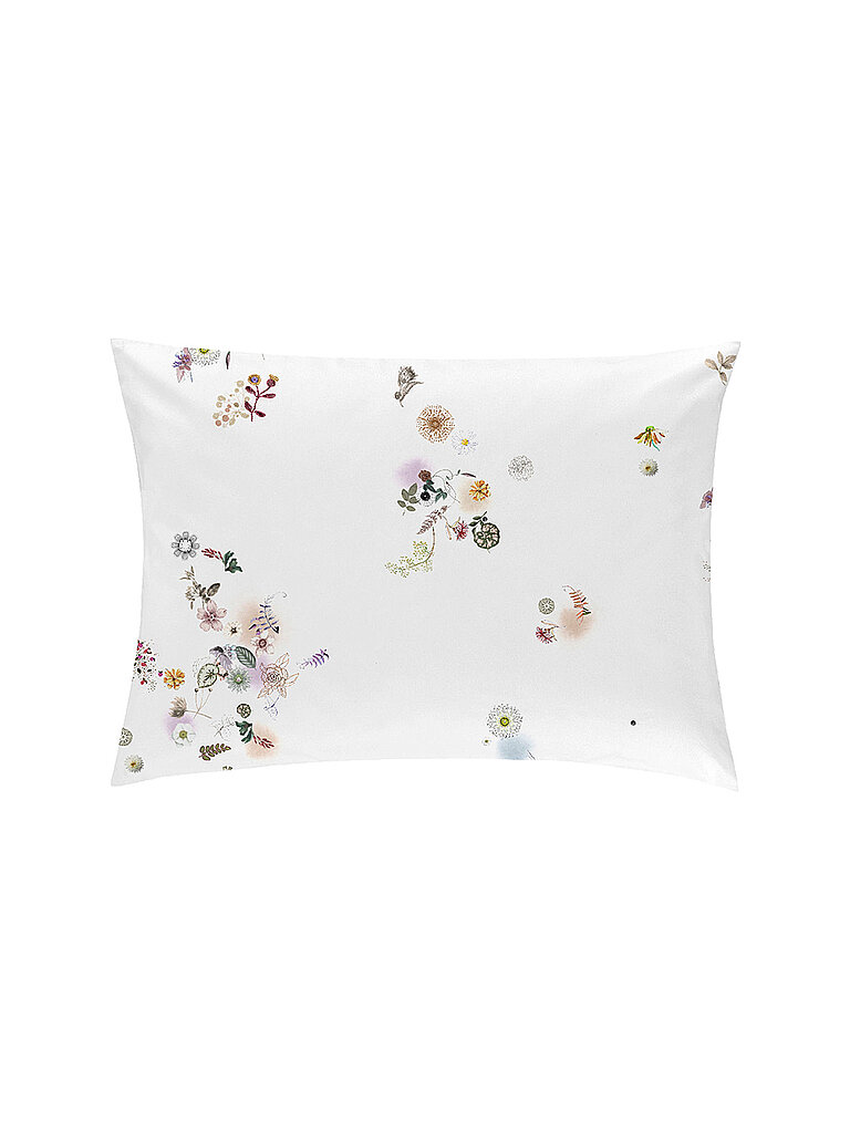 CHRISTIAN FISCHBACHER Fein-Satin Kissenbezug 70x90cm POWDER Weiss weiss