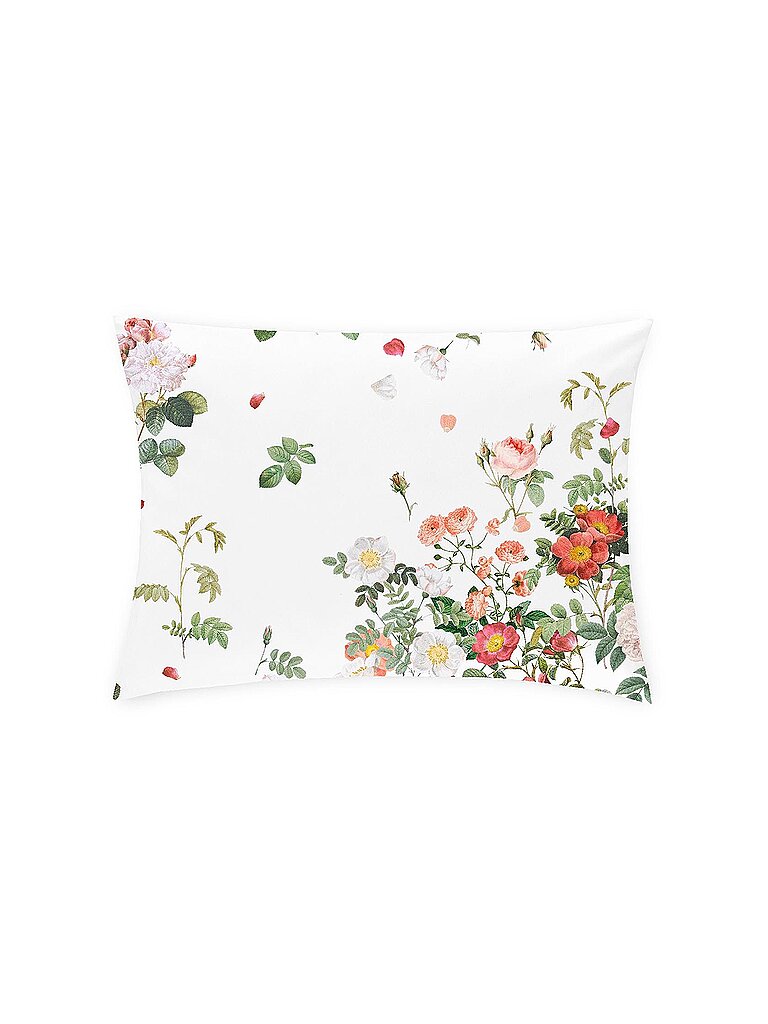 CHRISTIAN FISCHBACHER Taie d'oreiller en satin WILDROSE 70x90cm Blanc blanc