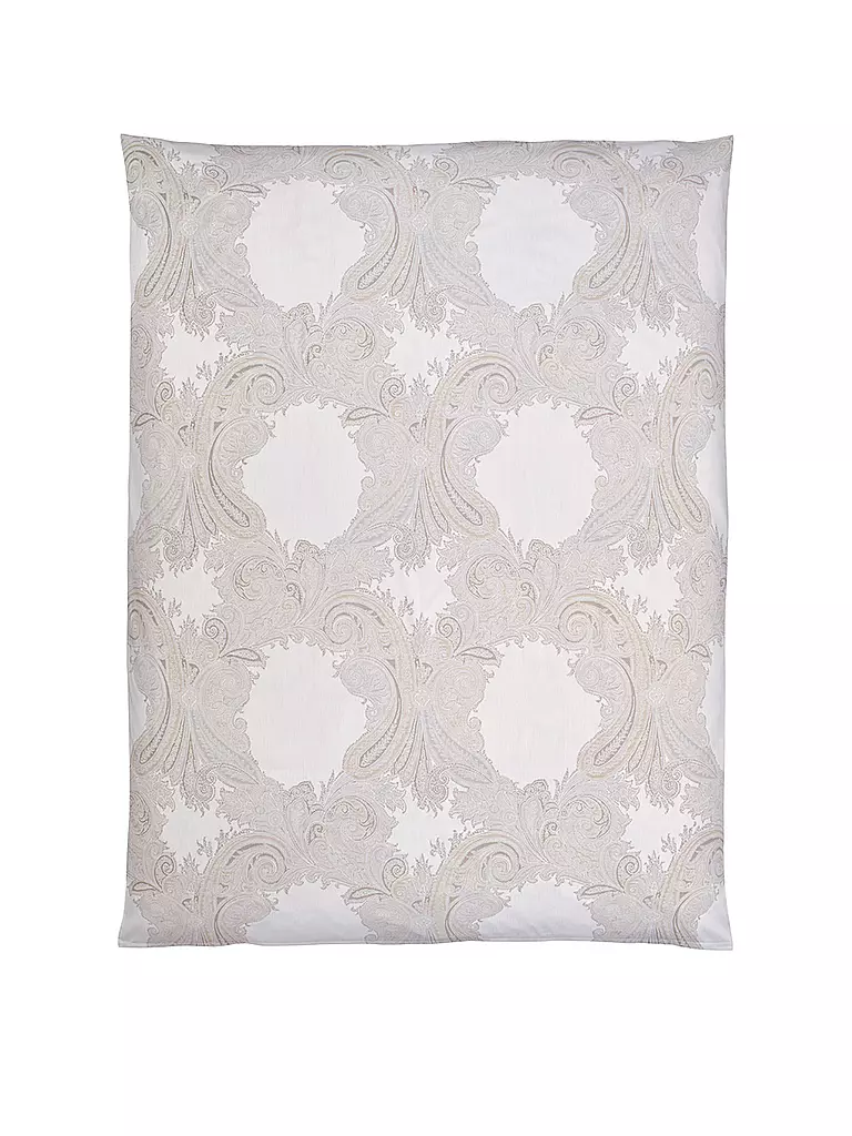 CHRISTIAN FISCHBACHER | Jacquard Deckenbezug GRACE 140x200cm Silbergrau | hellgrau