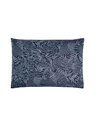 CHRISTIAN FISCHBACHER | Jacquard Kissenbezug FARN 70x90cm Gold | dunkelblau