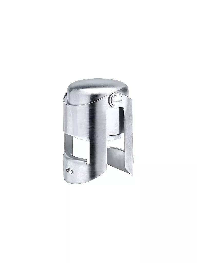 CILIO | Champagnerverschluss klappbar 5,5cm | silber