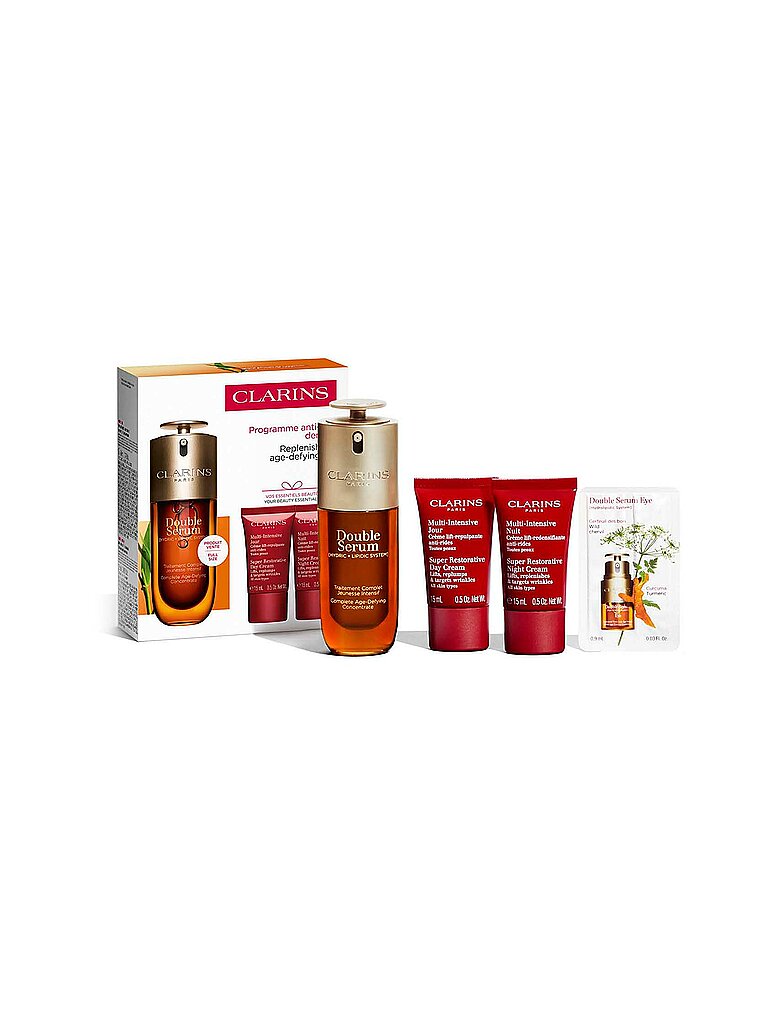 CLARINS Geschenkset - Double Serum & Multi-Intensive Set 2x15ml / 50ml / 0,9 ml