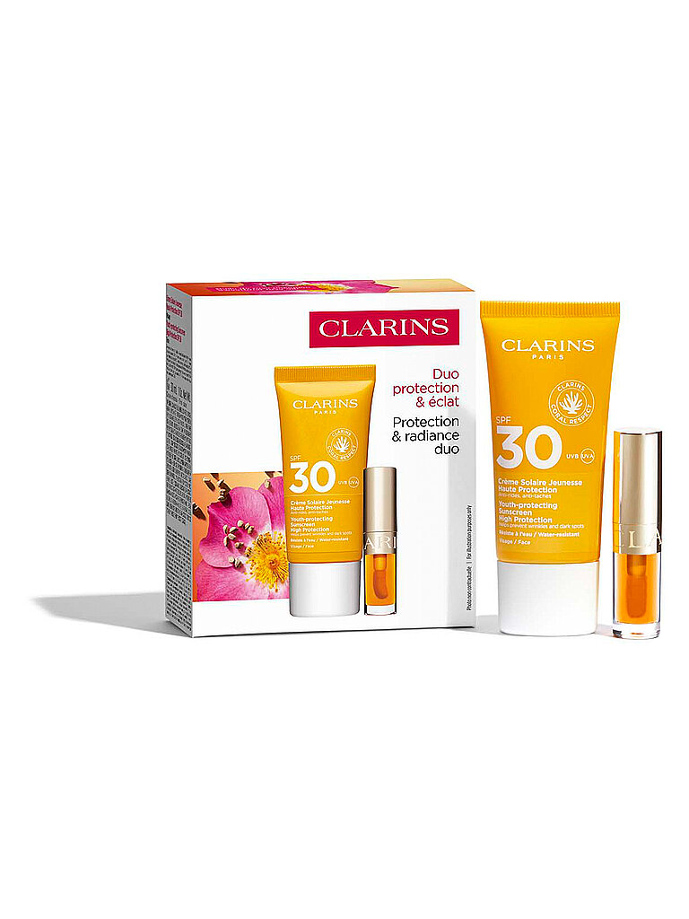 CLARINS Geschenkset - Clarins Sonnen- und Lippenpflege SPF 30+ Set 30ml / 3ml