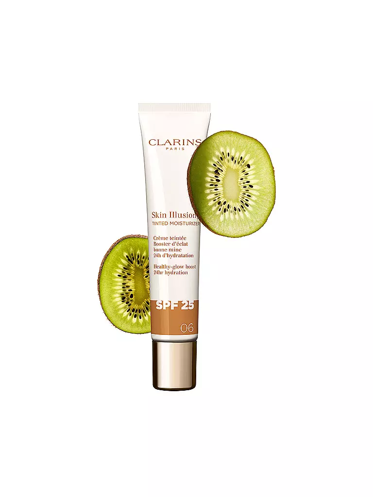 CLARINS | Gesichtscreme -  Skin Illusion Tinted Moisturizer SPF 25 06 40ml | hellbraun