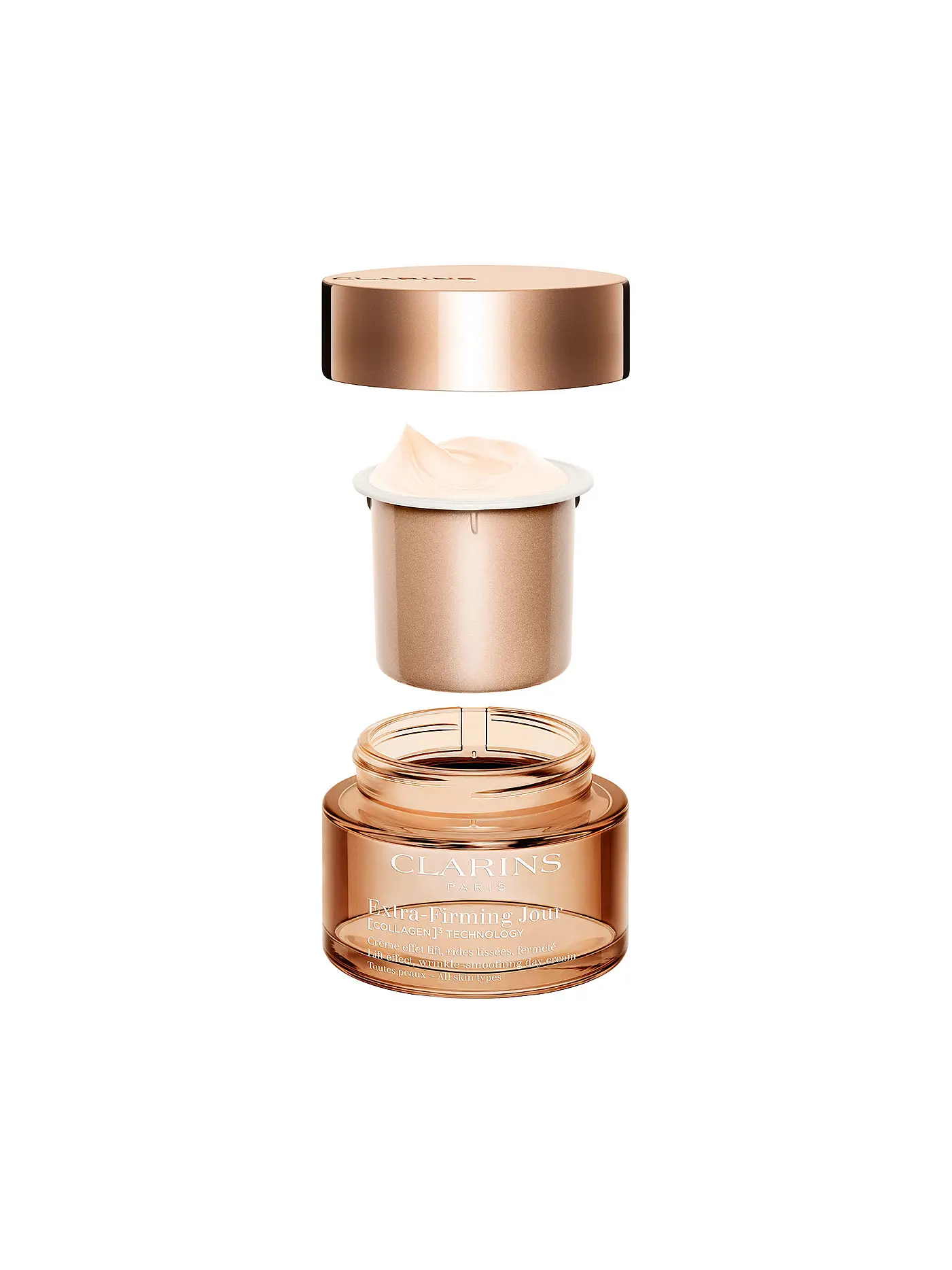 CLARINS | Gesichtscreme - Extra-Firming Jour [COLLAGEN]³ TECHNOLOGY Crème Toutes Peaux Refill 50ml | keine Farbe