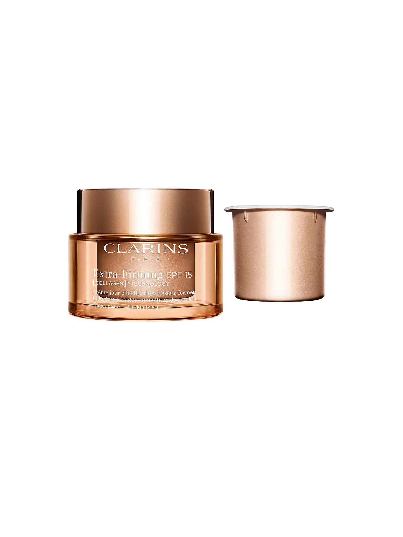 CLARINS | Gesichtscreme - Extra-Firming Jour SPF 15 [COLLAGEN]³ TECHNOLOGY Toutes Peaux Refill 50ml | keine Farbe