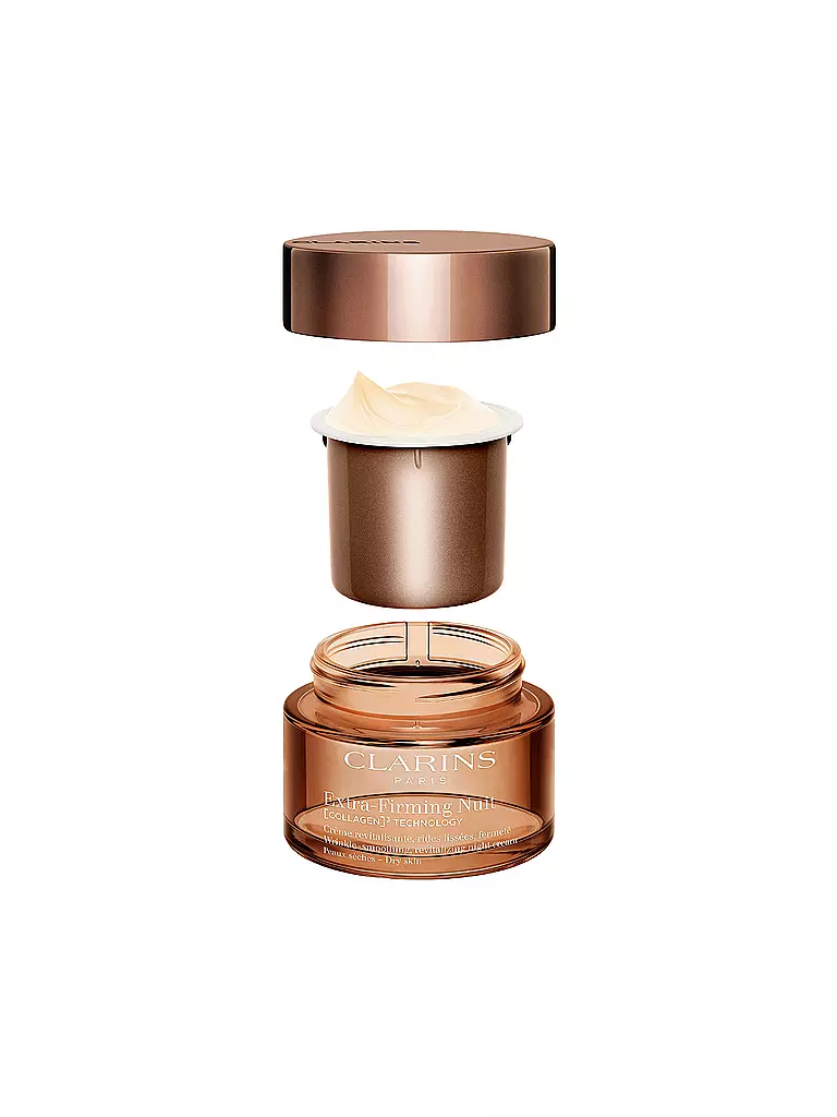 CLARINS | Gesichtscreme - Extra-Firming Nuit [COLLAGEN]³ TECHNOLOGY Crème Peaux sèches refillable 50ml | keine Farbe