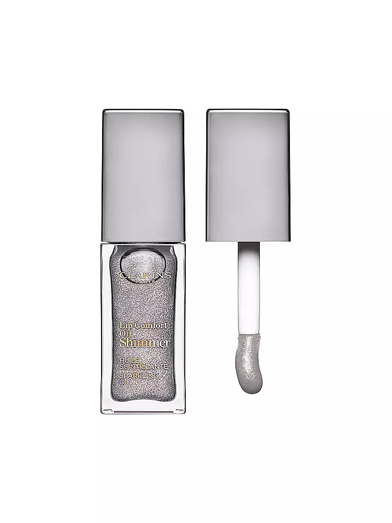 CLARINS | Lippenstift - Lip Comfort Oil Shimmer ( 01 Silver )  | grau
