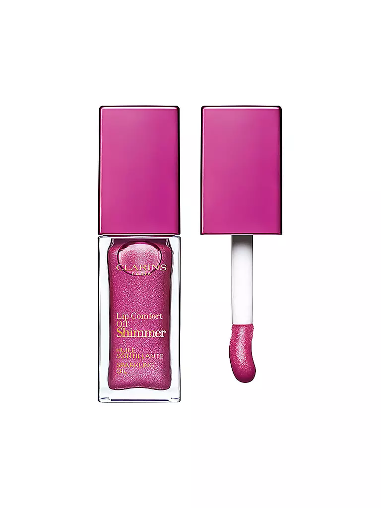 CLARINS | Lippenstift - Lip Comfort Oil Shimmer ( 03 Burgundy )  | pink