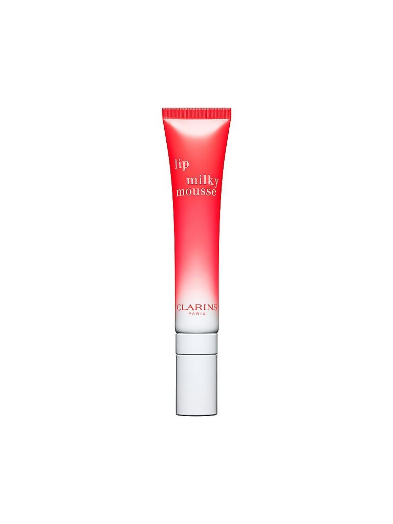 CLARINS | Lippenstift - Lip Milky Mousse (01 Strawberry) | rot
