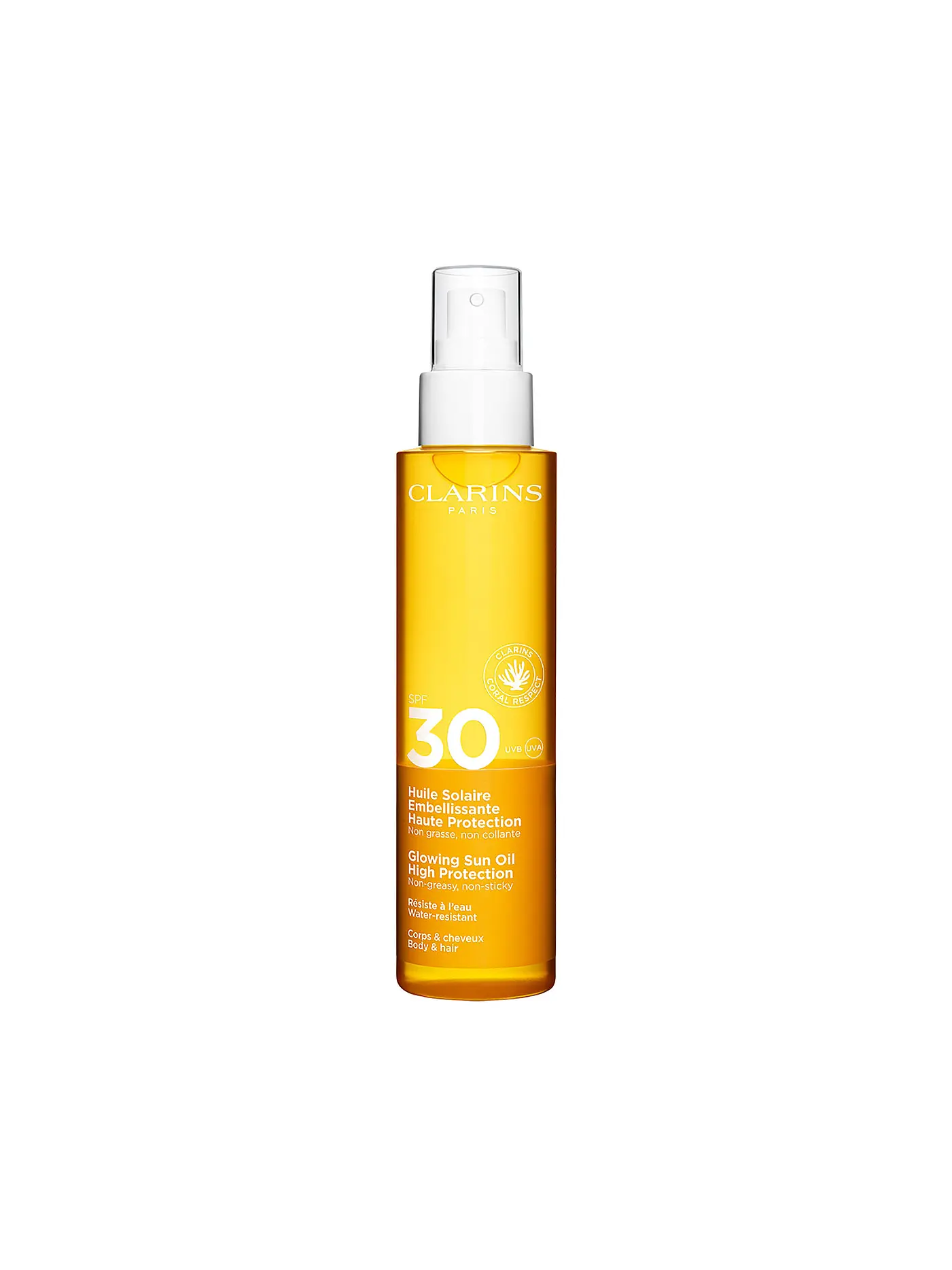 CLARINS | Sonnenpflege - Huile Solaire Embellissante Haute Protection SPF 30 150ml | keine Farbe