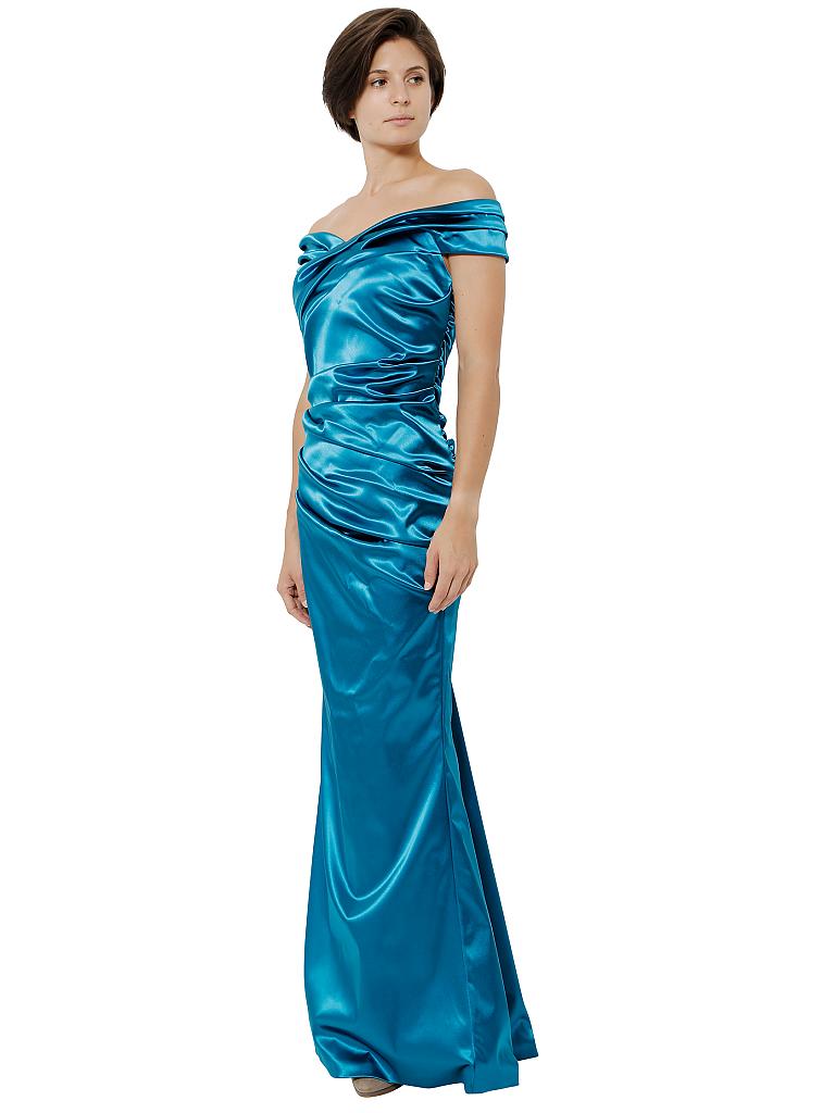 CLAUS TYLER | Abendkleid "Ana" | blau