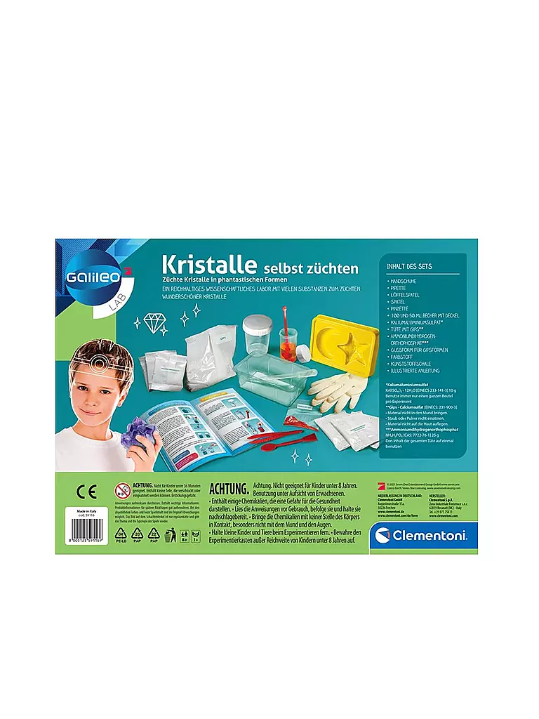 CLEMENTONI | Galileo Lab - Kristalle selbst züchten | keine Farbe