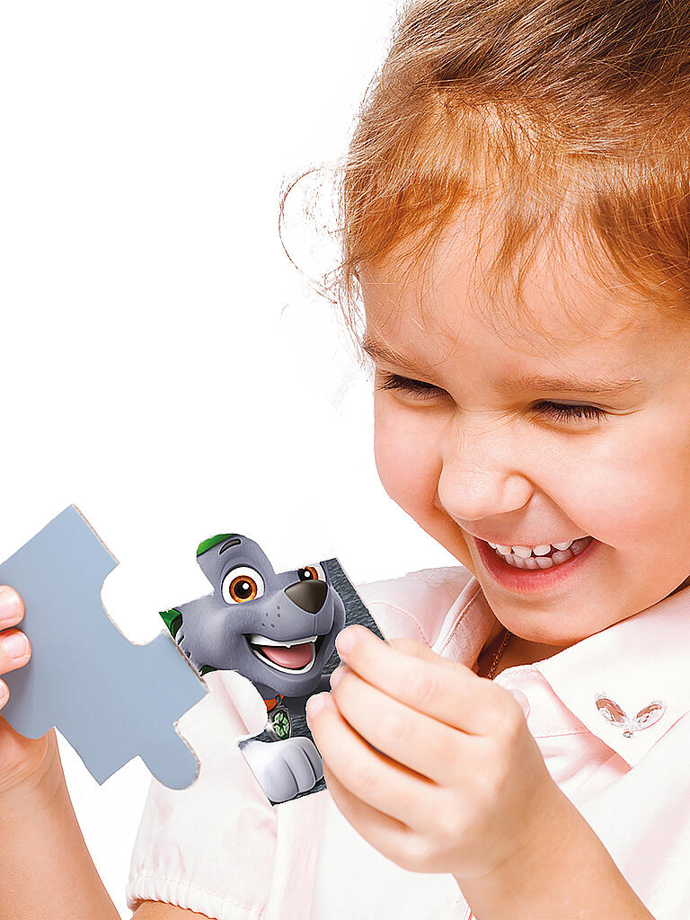 CLEMENTONI Kinderpuzzle 104 Teile Maxi Paw Patrol transparent