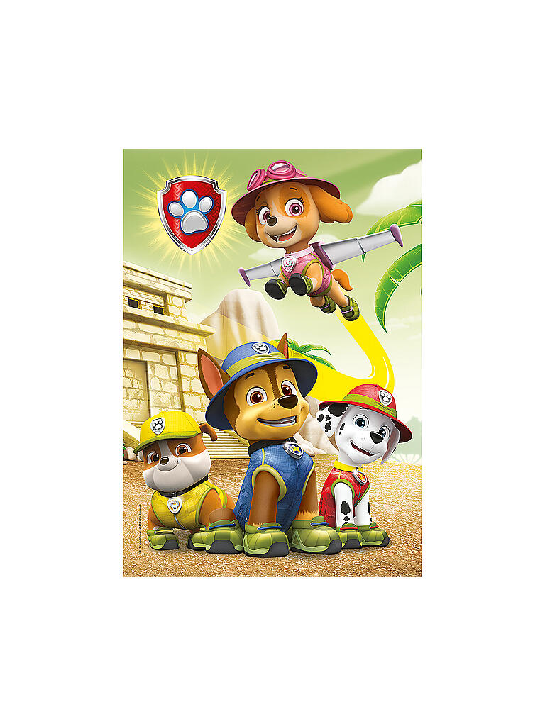 CLEMENTONI Kinderpuzzle 3 x 48 Teile Supercolor Paw Patrol keine Farbe