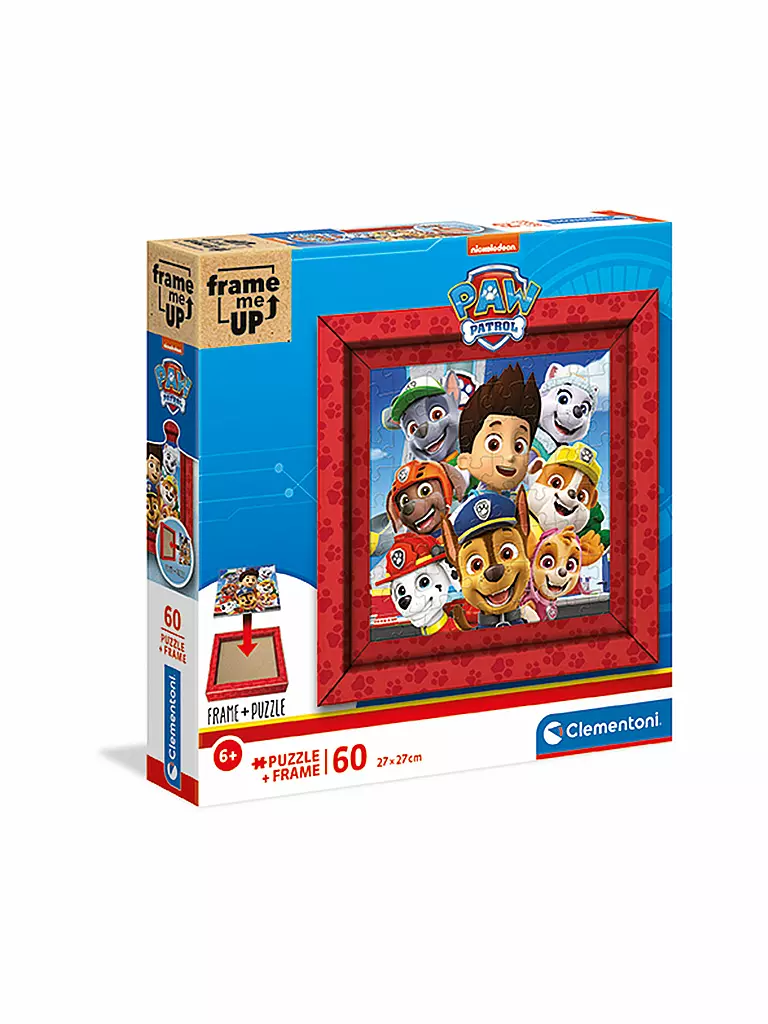 CLEMENTONI | Kinderpuzzle 60 Teile Frame me up Paw Patrol | keine Farbe