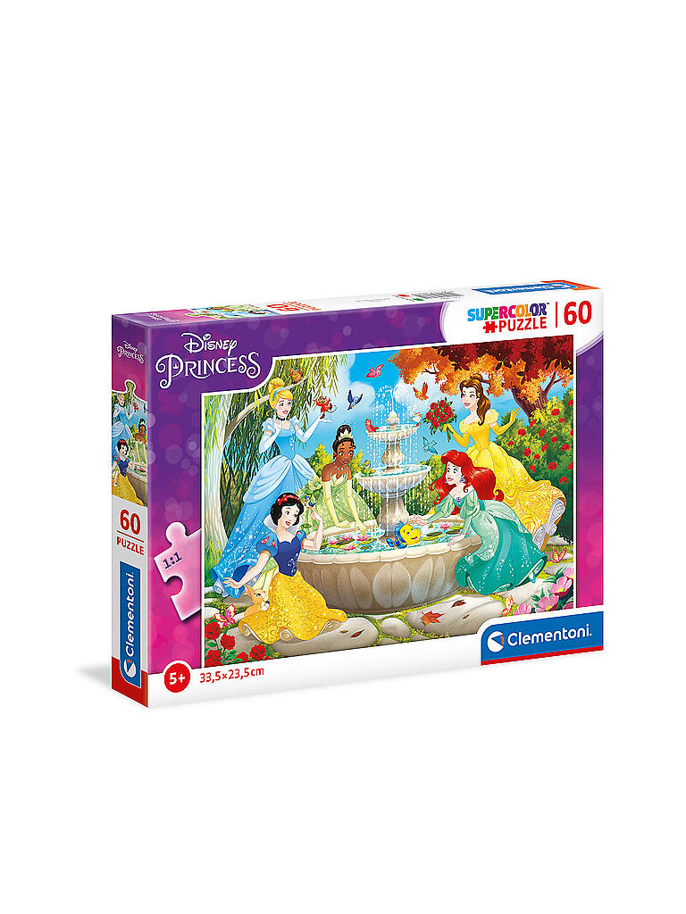 CLEMENTONI | Kinderpuzzle 60 Teile Supercolor Princess | keine Farbe