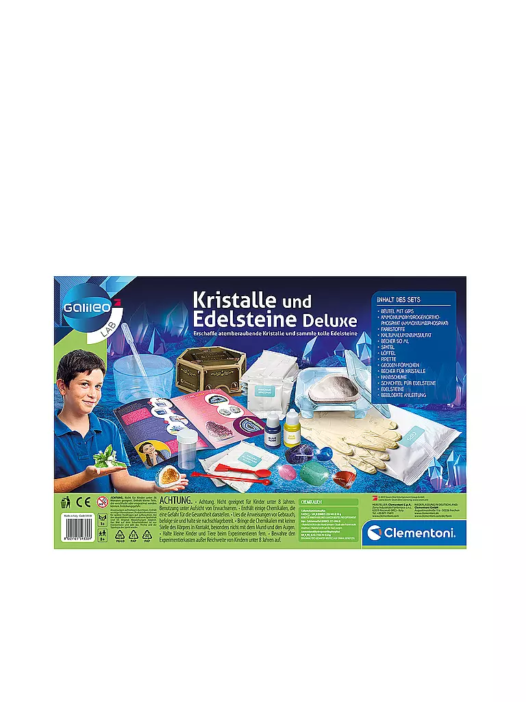 CLEMENTONI | Kristalle und Edelsteine Deluxe | keine Farbe